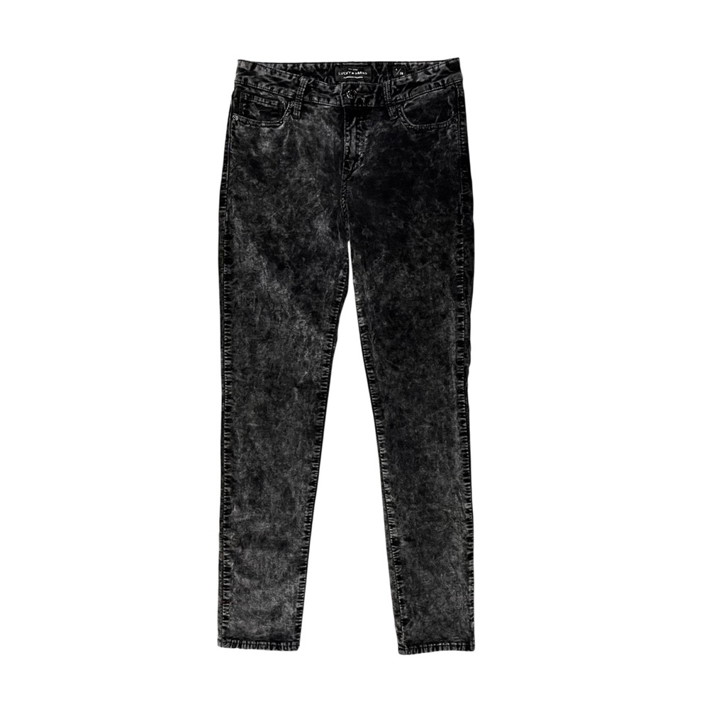 Lucky Brand black velvet skinny jeans 🍀